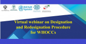 Virtual webinar on Designation and Redesignation  Procedure for WHOCCs