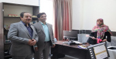 تبریک روز استاد توسط سرپرست دانشکده علوم پزشکی ساوه